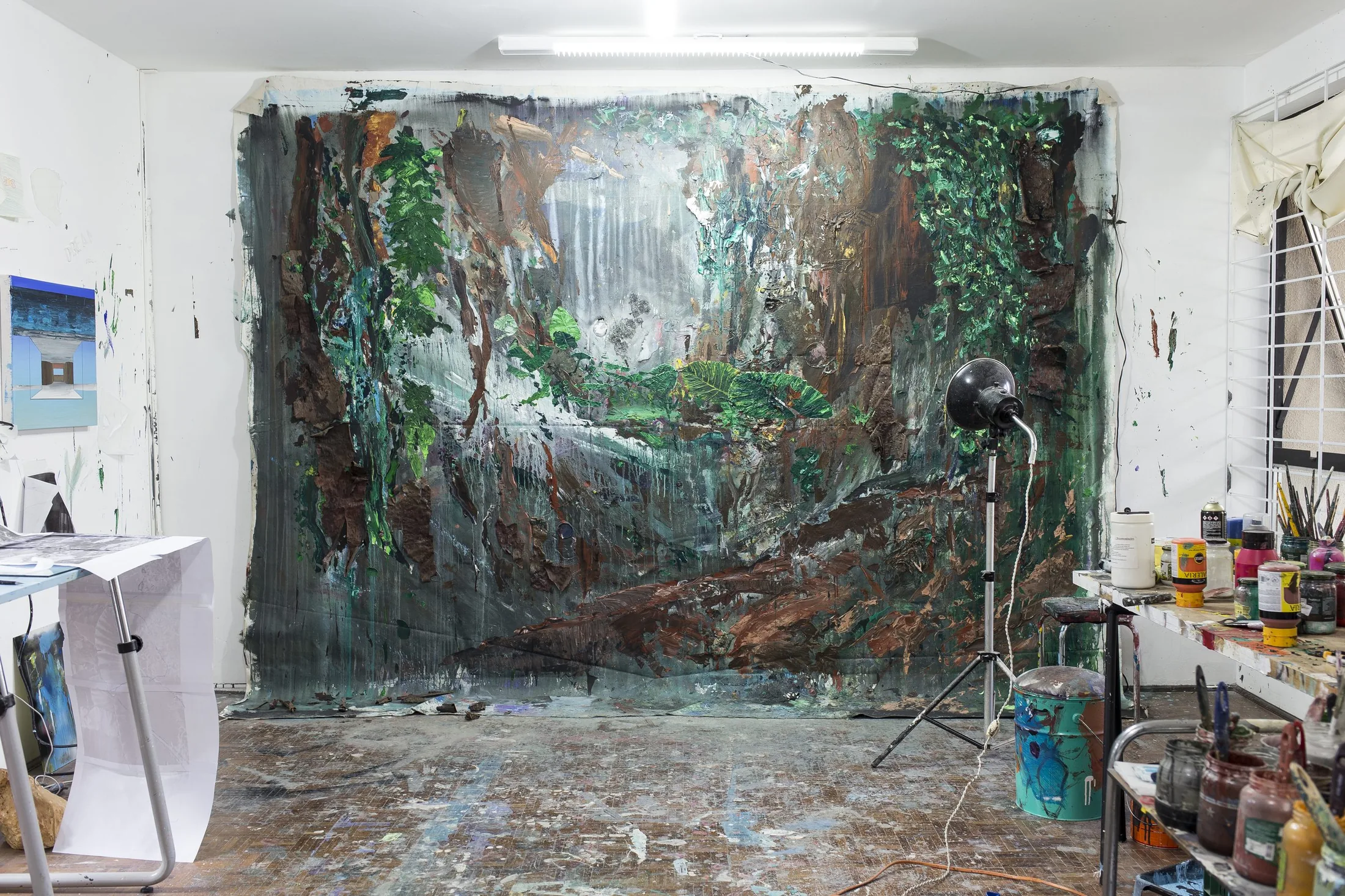 Willian Santos in the studio
