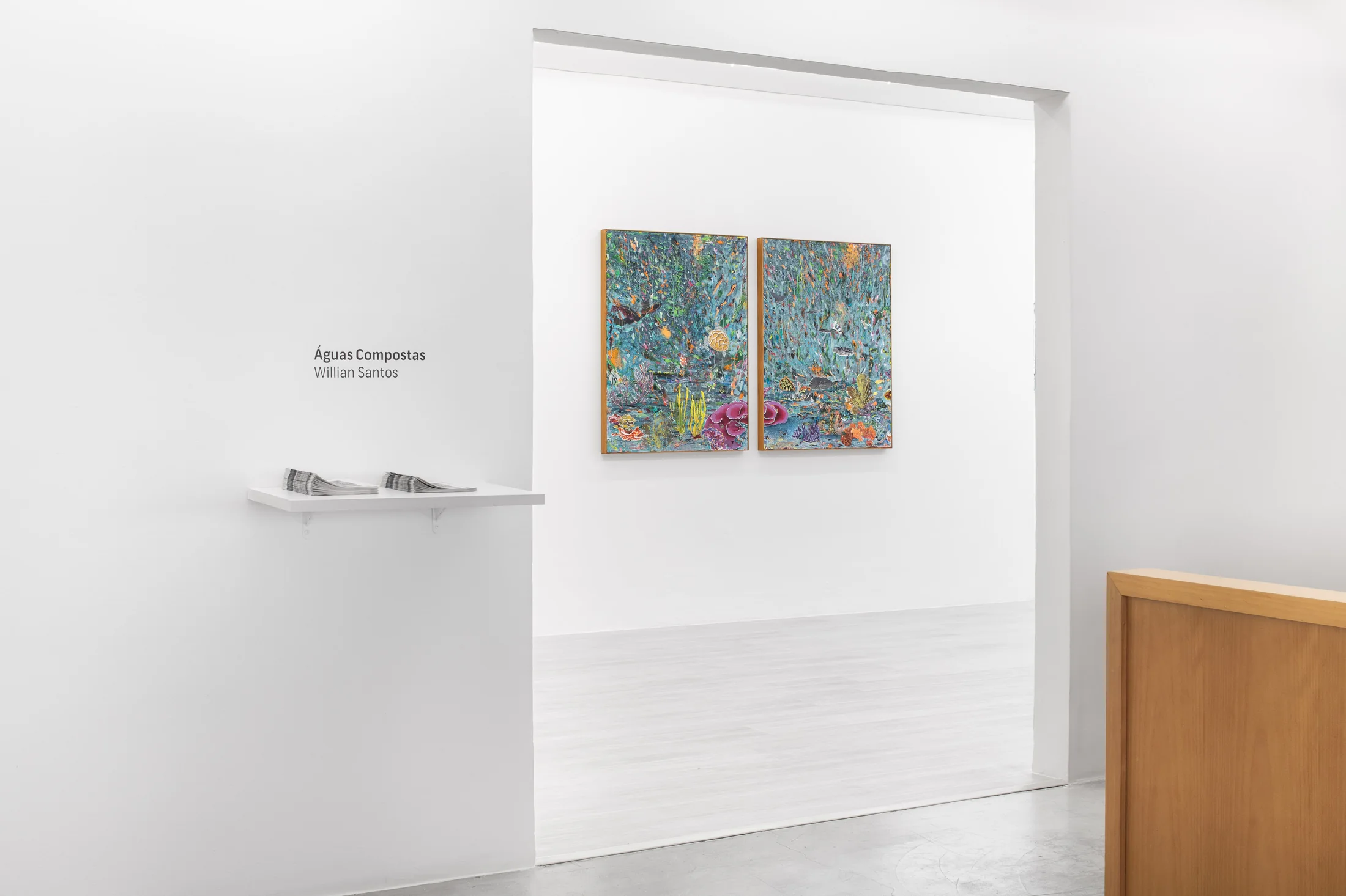 Águas Compostas, exhibition view at Zipper Galeria