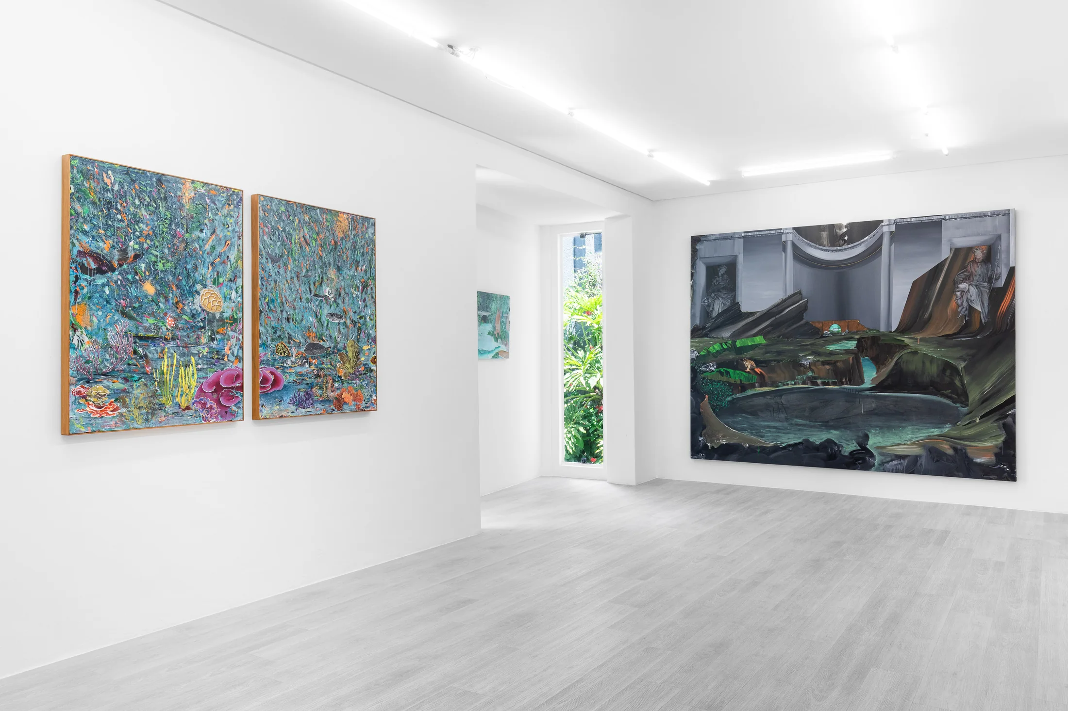 Águas Compostas, exhibition view at Zipper Galeria